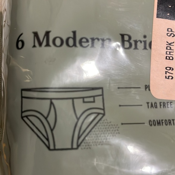 Goodfellow 6 NEW IN PACKAGE MODERN BRIEFS FOR MEN - Picture 3 of 3